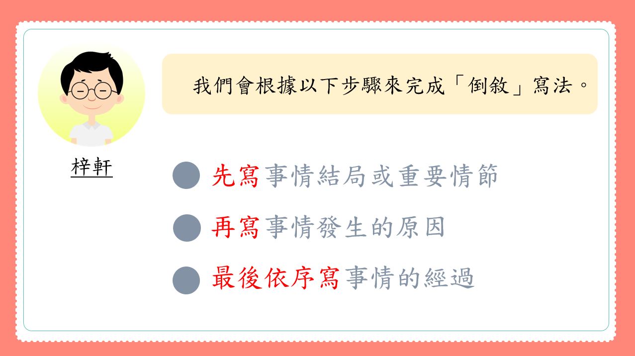 香港小學中文寫作短片系列：認識「倒敘」｜寫作教室｜尤莉姐姐的反轉學堂