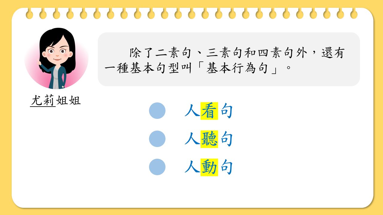 小學中文寫作短片系列：基本行為句－人看句、人聽句、人動句｜寫作教室｜尤莉姐姐的反轉學堂