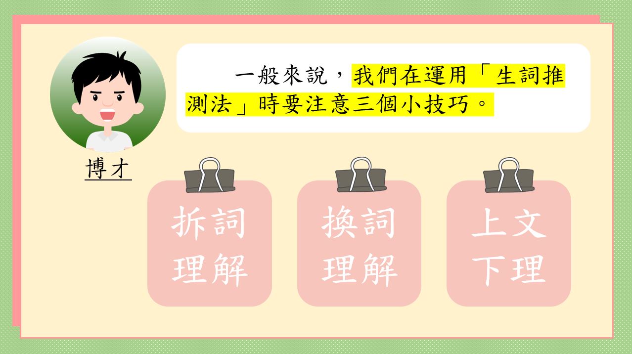 中文閱讀理解實用技巧系列：生詞推測法｜閱讀理解｜尤莉姐姐的反轉學堂