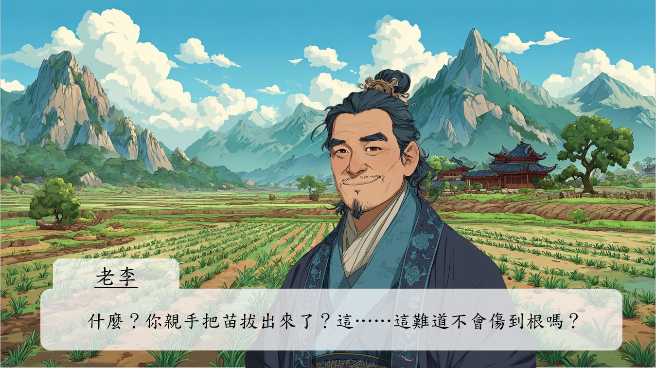 什麼？你親手把苗拔出來了？這……這難道不會傷到根嗎？